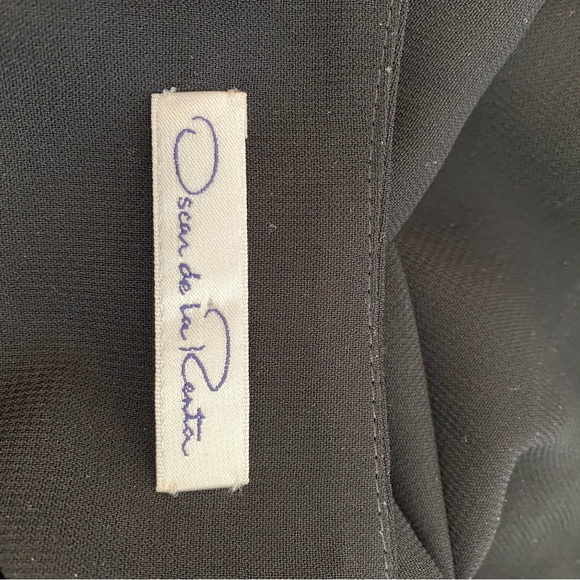 Set of two Oscar de la Renta long nightgowns black and white small - Picture 8 of 15